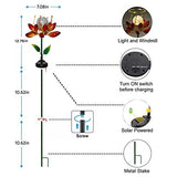 Ourdoor Solar Garden Lights Solar Metal Flower Decorative Lights Solar Spinner Decorative Garden Stakes Waterproof for Patio,Yard,Lawn,Garden Decorations - Glow-Paradise