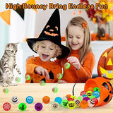 Halloween Party Favors Kids Toys 62Pcs Halloween Toys Glow In The Dark Party Supplies Bouncy Balls Toys for Kids Halloween Party Decorations Favor Bag Fillers Trick or Treating Goodies - Glow-Paradise