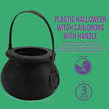 ATFUNSHOP 240 PCS Halloween Party Favors 30 Pack Prefilled Small Plastic Witch Cauldron Halloween Toys in Bulk Halloween Prizes Gifts Miniatures for Kids Trick or Treat - Glow-Paradise