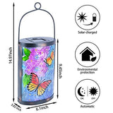 MUMTOP Hanging Solar Lantern Outdoor Waterproof LED Solar Lights Butterfly Decorative Solar Lanterns Tabletop Lamp for Outdoor Patio Garden Yard Decor - Glow-Paradise