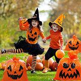 8pcs Halloween Pumpkin Bag Lawn Decorations Outdoor, Large Pumpkin Leaf Bags Fall Halloween Trash Bags For Lawn Garden Back Yard Fall Decorations Outdoor - Glow-Paradise