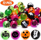 Sizonjoy Pack of 72 Assorted Bouncy Balls for Halloween Party Favors,Halloween Bouncing Toys-Perfect Trick or Treat Bags for Kids Party Favors - Glow-Paradise