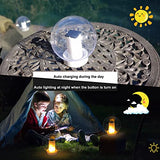Floating Pool Lights, Solar Flame Lights Flickering IP68 Waterproof Ball Night Lights, Outdoor Lantern Landscape Decoration Lamp for Pool, Pond, Event, Party, Garden(2pcs) - Glow-Paradise