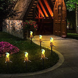Garden Solar Light Outdoor Decor, Resin Parrot Solar LED Light for Outdoor, Animal Waterproof Light for Flower Fence Lawn Passage Walkway Courtyard Party Decoration, Blue Parrot - Glow-Paradise