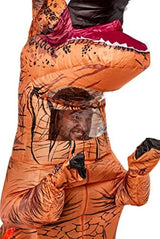 Rubies Adult The Original Inflatable Dinosaur Costume, T-Rex, Standard - Glow-Paradise