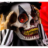 Haunted Hill Farm HHCLOWN-2FLSA Life-Size Animatronic Clown, Indoor/Outdoor Halloween Decoration, Multi,HHCLOWN-16FS - Glow-Paradise