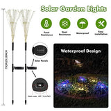 Solar Garden Lights Solar Firework Lights Solar Lights Outdoor Waterproof with 2 Lighting Modes Twinkling and Steady-ON for Garden, Patio, Yard, Flowerbed, Parties (Colorful) - Glow-Paradise