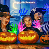 LED Gloves, Theefun Light Up Gloves with 12 Colors and 2 Modes, Flashing Finger Led Gloves for 8-14 Years Old Boys & Girls, Cool Party Favor Toys for Halloween Christmas Birthday, 8 Batteries Included - Glow-Paradise