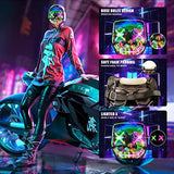 Halloween Purge Mask Light up - CHAOYU 2 Pack LED Mask Scary Face Mask 2 Color Glow Mask with 3 Light Modes Purge Costume for Adults Kids Men Women Masquerade Party(Multicolor Set) - Glow-Paradise
