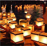 Diagtree 20 PCS Biodegradable 5.9-Inch Floating Water Candle Chinese Paper Lanterns for Wishing Praying Blessing Wedding Festival Event Party Patio Memorial Pool Side Decoration (20 Pack) - Glow-Paradise