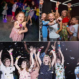 Mikulala Birthday Party Favors for Kids Goodie Bag Stuffers 24 Pack, LED Light Up Toys Bracelet Stress Relief Anxiety Toys Bulk Halloween Party Glow in The Dark Party Supplies Return Gifts for Kids - Glow-Paradise