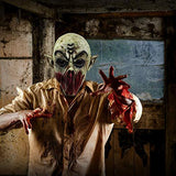 Molezu Vampire Mask Scary Dracula Monster Halloween Costume Party Horror Demon Zombie (earthy yellow) (Multicolor) - Glow-Paradise