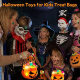 Halloween Party Favors Kids Toys 62Pcs Halloween Toys Glow In The Dark Party Supplies Bouncy Balls Toys for Kids Halloween Party Decorations Favor Bag Fillers Trick or Treating Goodies - Glow-Paradise