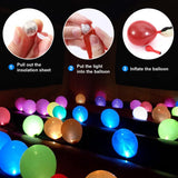 100PCs Mini Led Lights, Led Balloons Light up Balloons for Party Decorations Neon Party Lights for Paper Lantern Easter Eggs Birthday Party Wedding Halloween Christmas Decoration - Warm White - Glow-Paradise