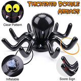 Sizonjoy Halloween Inflatable Spider Ring Toss Game Set with 4 Rings,Halloween Decorations for Halloween Party Favors Indoors Outdoors Party Game - Glow-Paradise