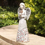 Yiosax Garden Angel Statues Outdoor Decor - Moonrays Solar Angel Figurines Lights Angel Décor for Home，Patio, Yard Art, Memorial & Blessing Gifts,Garden Gifts for Grandma（10.24inch） - Glow-Paradise
