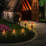 Garden Solar Light Outdoor Decor, Resin Parrot Solar LED Light for Outdoor, Animal Waterproof Light for Flower Fence Lawn Passage Walkway Courtyard Party Decoration, Red Parrot - Glow-Paradise