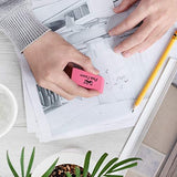 Pink Pencil Erasers, Large, Pack of 12 - Glow-Paradise