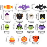 24 Pcs - Halloween Mochi Squishy Toys, Halloween Classies Character Squishy Toys for Christmas Party Favors, Boys & Girls Birthday Gifts, Classroom Prize, Goodie Bag - Glow-Paradise