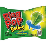 Ring Pop Sours Individually Wrapped Back to School Bulk Lollipop Variety Party Pack – 30 Count Lollipop Suckers w/ Assorted Flavors - Fun Candy/Supplies for School Treats & Care Packages - Glow-Paradise