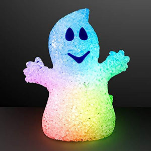 FlashingBlinkyLights Soft Glow Halloween Light Up Ghost Decoration with Color Change LEDs - Glow-Paradise