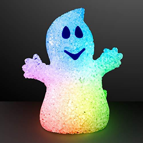 FlashingBlinkyLights Soft Glow Halloween Light Up Ghost Decoration with Color Change LEDs - Glow-Paradise