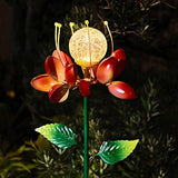 Ourdoor Solar Garden Lights Solar Metal Flower Decorative Lights Solar Spinner Decorative Garden Stakes Waterproof for Patio,Yard,Lawn,Garden Decorations - Glow-Paradise