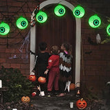 Xingpold Solar Halloween Eyeball String Lights Outdoor, 30 LED 21 FT Halloween Decorations Lights Waterproof with 8 Modes for Outdoor Indoor, Garden, Halloween Party, Holiday, Decorations, Green - Glow-Paradise