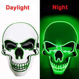 Halloween Mask LED Light up Costumes Scary Mask for Party Supplies Favor - Glow-Paradise