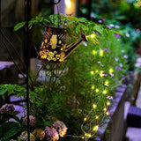 Ostritec Solar Outdoor Watering Can Lights, Waterproof Hanging Solar Lantern, Garden Lights Decoration with Light String, Suitable for Patio Yard Table Path Party RV - Glow-Paradise