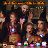 10Pcs Halloween Party Favors for Kids Halloween Light Up Necklace Halloween Toys Flash LED Necklace Glow in the Dark Party Supplies Halloween Treats Non Candy Halloween Goodie Bag Fillers Gifts Prizes - Glow-Paradise