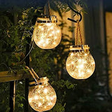 LANSCARE Solar Lanterns Lights Decorative Outdoor 30 LED Decor Lights Waterproof Solar Powered for Home Garden Yard Patio Outdoor Wedding Birthday Party Decorations Gifts (Warm White, 2pack) - Glow-Paradise