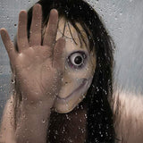 Molezu Horror Devil Mask with Long Hair,Scary Challenge Games Evil Costume Halloween Creepy Cosplay Party Decoration Props… - Glow-Paradise