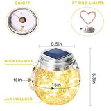 ROSHWEY Solar Lantern, 2 Pack Halloween Christmas Outdoor Lanterns with 30 LED Waterproof Garden Decor Patio Solar Lights Outdoor Decorative Backyard Solar Lanterns Outdoor Hanging ( Warm Light ) - Glow-Paradise