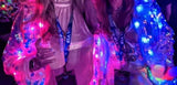 YONIYOWO Sequin 15 Color LED with Remote Jacket Womens Outer Wear Fancy Dress for Xmas Halloween Performence Costume (Jacket, L) - Glow-Paradise