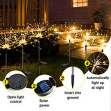 5 Pack Solar Firework Light with 2 Modes, Flashing and Steady on, Suitable for Gardens, courtyards, Parties, etc. - Glow-Paradise