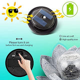 Huaxu Solar Lights Outdoor Garden, Crackle Globe Glass Lotus Decoration, Waterproof LED Metal Flower Lights for Patio,Lawn,Walkway,Tabletop,Ground - Glow-Paradise