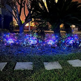 Solar Garden Lights Solar Firework Lights Solar Lights Outdoor Waterproof with 2 Lighting Modes Twinkling and Steady-ON for Garden, Patio, Yard, Flowerbed, Parties (Colorful) - Glow-Paradise