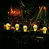 Halloween Decorations Outdoor Lighted Skeleton Skull Halloween, Waterproof & Battery Operated Halloween Garden Yard Pathway for Indoor Outdoor Halloween Décor - Glow-Paradise