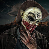 Molezu Vampire Mask Scary Dracula Monster Halloween Costume Party Horror Demon Zombie (earthy yellow) (Multicolor) - Glow-Paradise