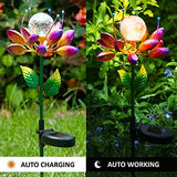 Solar Garden Lights - Garden Decorations Flower Solar Lights Spinners with Led Outdoor Waterproof for Lawn,Patio,Landscape,Garden Flowers Decorations - Glow-Paradise