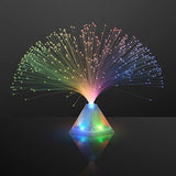 Fiber Optic Pyramid Light Up Table Centerpieces (Party Set of 12) - Glow-Paradise