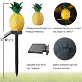 Outdoor Solar Garden Lights - 2 Pack Solar Pineapple Decorative Lights, IP67 Waterproof Warm White LED Solar Outdoor Lights,Solar Stake Lights for Garden Patio Yard Pathway Decoration - Glow-Paradise