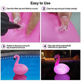 Rukars Floating Pool Lights 2PCS, Solar Flamingo Pool Lights Waterproof, Glow in The Dark Solar Powered LED Lights, Inflatable Floating Lights for Pool Spa Patio Wedding Party Christmas Decorations - Glow-Paradise