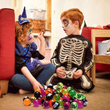 Sizonjoy Pack of 72 Assorted Bouncy Balls for Halloween Party Favors,Halloween Bouncing Toys-Perfect Trick or Treat Bags for Kids Party Favors - Glow-Paradise