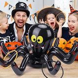 Sizonjoy Halloween Inflatable Spider Ring Toss Game Set with 4 Rings,Halloween Decorations for Halloween Party Favors Indoors Outdoors Party Game - Glow-Paradise