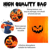 8pcs Halloween Pumpkin Bag Lawn Decorations Outdoor, Large Pumpkin Leaf Bags Fall Halloween Trash Bags For Lawn Garden Back Yard Fall Decorations Outdoor - Glow-Paradise