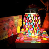 Mosaic Solar Lights Outdoor Hanging Lanterns, Rechargeable Mosaic Solar Lanterns， Outdoor Waterproof Solar Night Lights Table Lamps for Decorations - Glow-Paradise