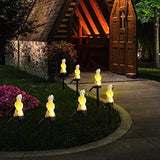Garden Solar Light Outdoor Decor, Resin Parrot Solar LED Light for Outdoor, Animal Waterproof Light for Flower Fence Lawn Passage Walkway Courtyard Party Decoration, Yellow Parrot - Glow-Paradise
