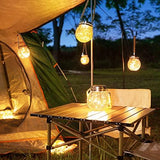 ROSHWEY Solar Lantern, 2 Pack Halloween Christmas Outdoor Lanterns with 30 LED Waterproof Garden Decor Patio Solar Lights Outdoor Decorative Backyard Solar Lanterns Outdoor Hanging ( Warm Light ) - Glow-Paradise